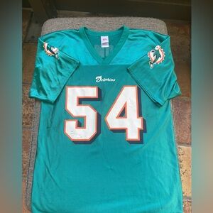 Teal Miami Dolphins Jersey Thomas with Number 54